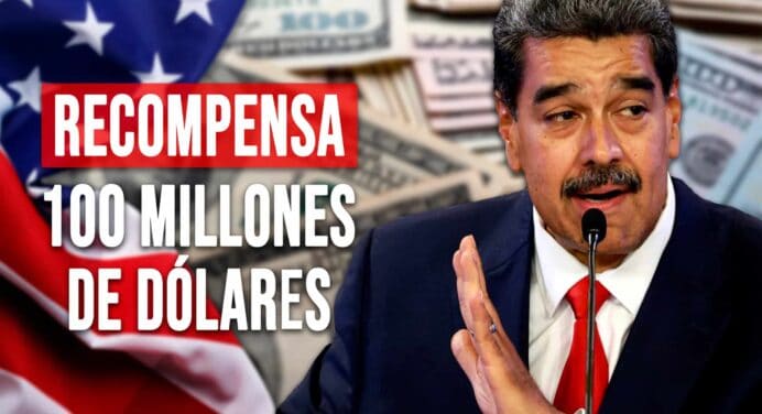 Estados Unidos Ofrece $100 Millones de Dólares por Captura de Nicolás Maduro
