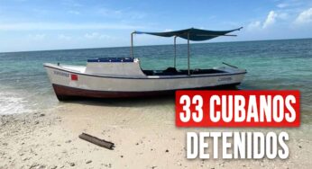 Intento Fallido: 33 Cubanos Detenidos en su Travesía a EE.UU.