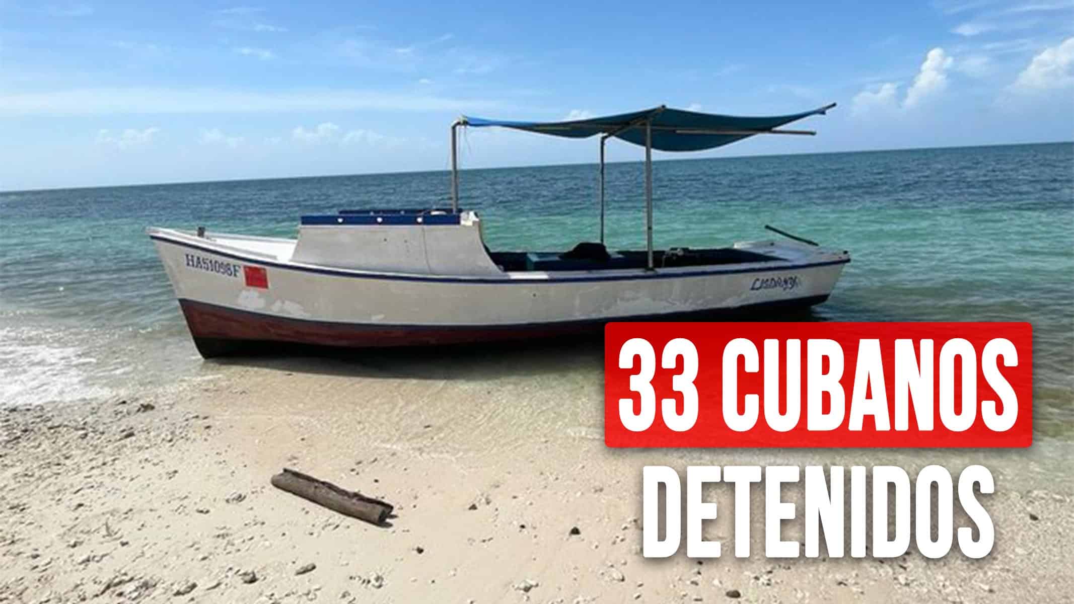 Intento Fallido: 33 Cubanos Detenidos en su Travesía a EE.UU.