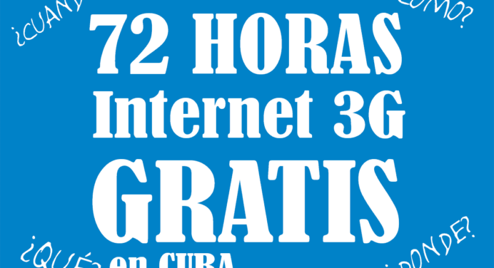Internet 3G Gratis en Cuba