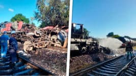 ¡Última Hora! Accidente Ferroviario Provoca Derrame de Combustible en Provincia Central de Cuba