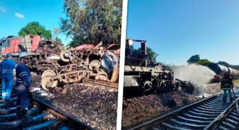 ¡Última Hora! Accidente Ferroviario Provoca Derrame de Combustible en Provincia Central de Cuba