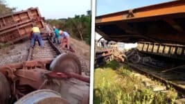 Accidente Ferroviario en Cuba Daña Más de Cien Metros de Vías Férreas y Cierra el Tráfico en Línea Central