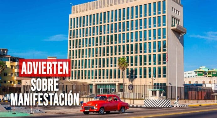 ¡Alerta en La Habana! Embajada de EE.UU. Advierte Sobre Manifestación Este 8 de Octubre 