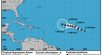 ¡Alerta Tropical! Se Forma la Depresión Número 7 en el Atlántico