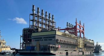 Arriba a la Bahía de La Habana Nueva Central de Generación Eléctrica Flotante 