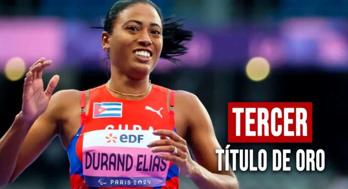 Atleta Cubana Omara Durand se Corona con su Tercer Título de Oro y el Onceno en Paralímpicos
