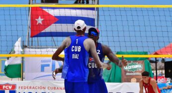 Avance del dúo cubano de voleibol de playa Díaz-Alayo en el Circuito Norceca