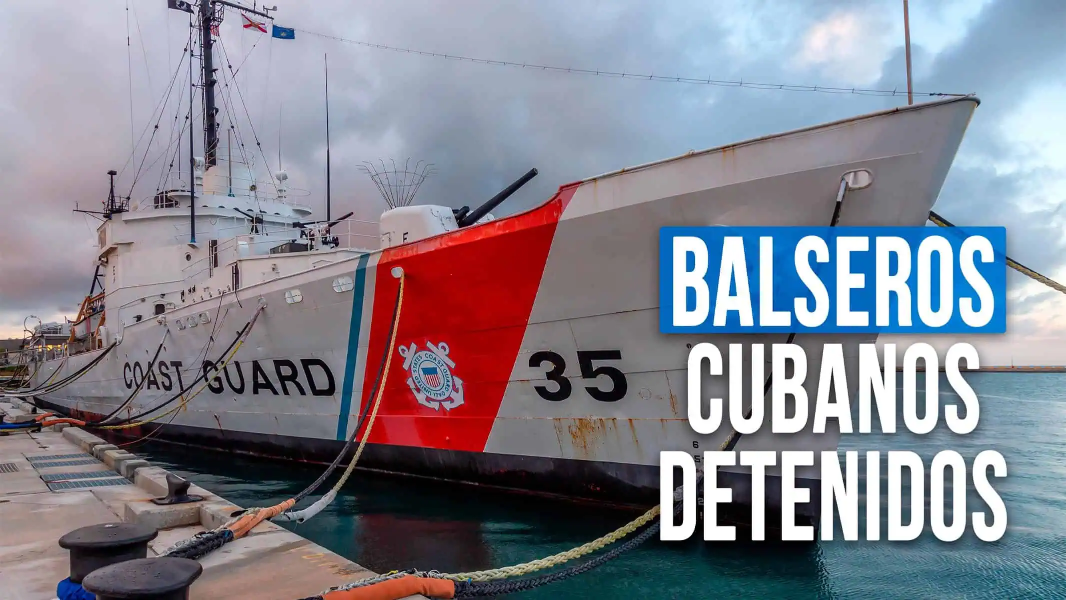 Balseros Cubanos Detenidos por Guardia Costera de Estados Unidos