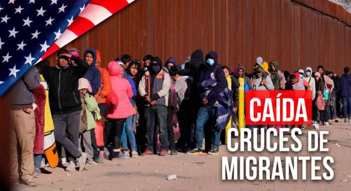 ¿Cómo ha Cambiado la Frontera? La Caída Dramática de los Cruces de Migrantes Bajo la Administración Biden