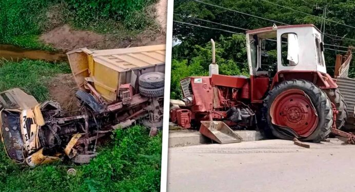 Accidente en Cuba: Camión Cae al Río en Villa Clara Tras Choque con Tractor
