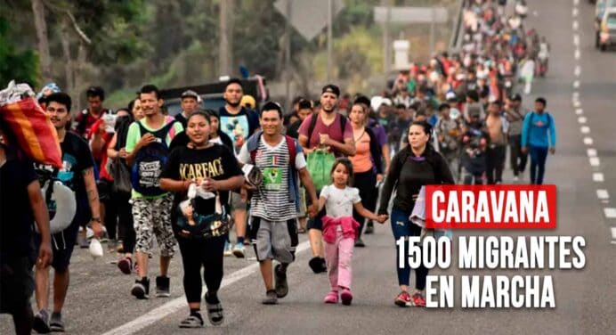 Caravana de 1500 Migrantes en Marcha: ¿Qué les Espera en su Viaje Hacia la Frontera de EE.UU.?