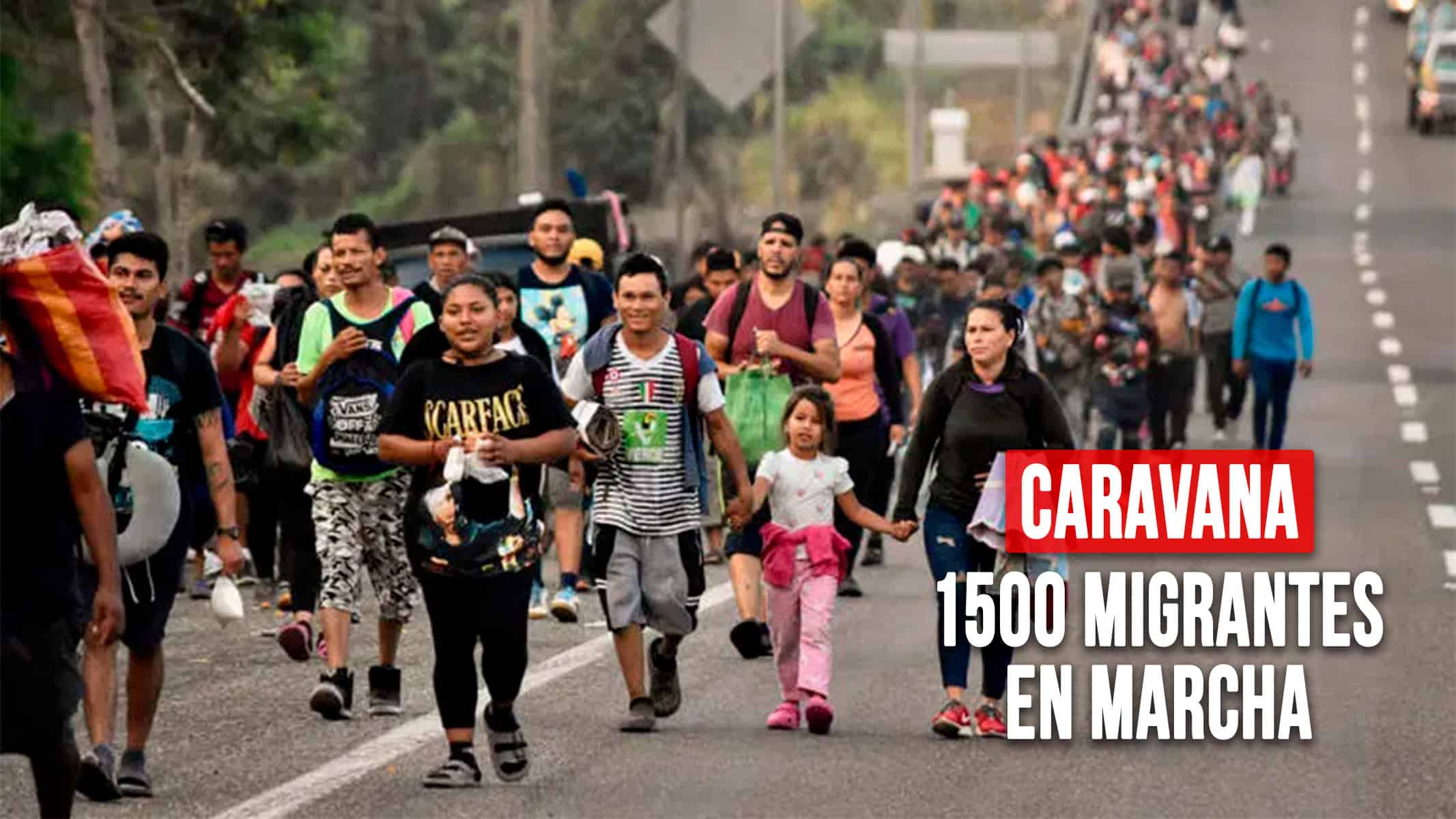 Caravana de 1500 Migrantes en Marcha: ¿Qué les Espera en su Viaje Hacia la Frontera de EE.UU.?