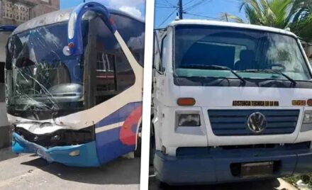 Choque Violento Deja Chofer Lesionado y un Ómnibus Dañado en Cárdenas: Esto fue lo que Sucedió
