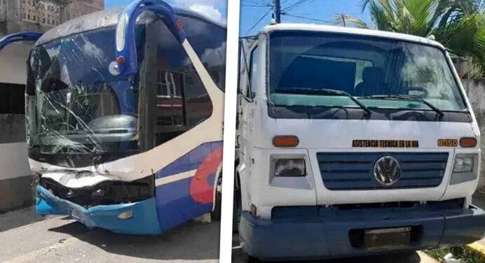 Choque Violento Deja Chofer Lesionado y un Ómnibus Dañado en Cárdenas: Esto fue lo que Sucedió