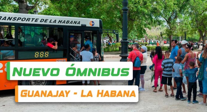 Comenzó a Operar Ómnibus en Ruta Guanajay – La Habana