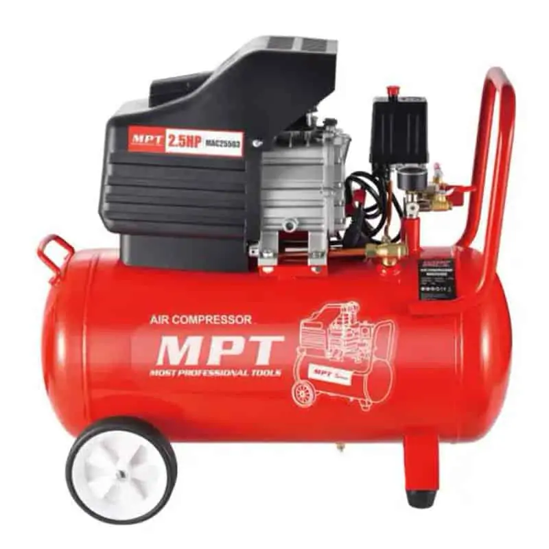 Compresor de aire MPT 2.5HP 50L para envia a cuba