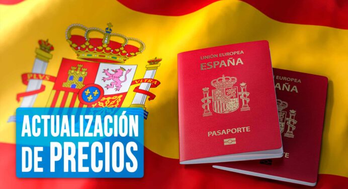 Consulado Español Actualiza Precios de Pasaporte y Visados 2024
