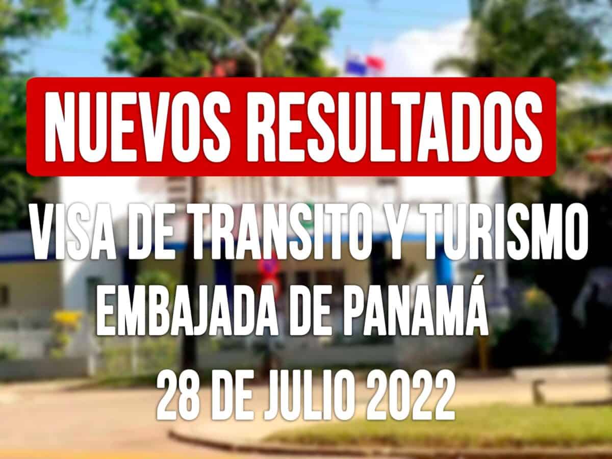 Consulado de Panamá Publica Resultados de Visas de Tránsito y de Turismo