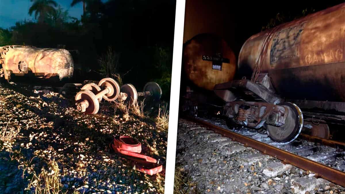 Controlado Incendio Tras Descarrilamiento de Tren con Alcohol en Matanzas