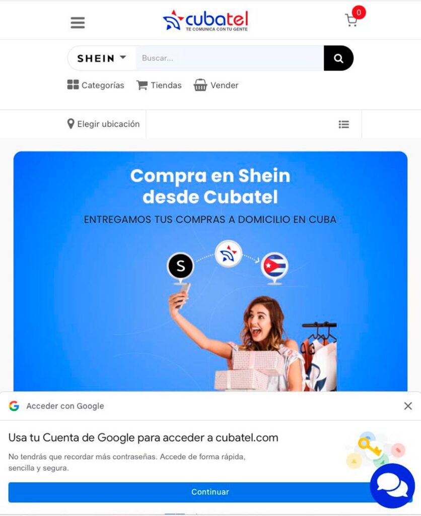 Pagina Web de Cubatel