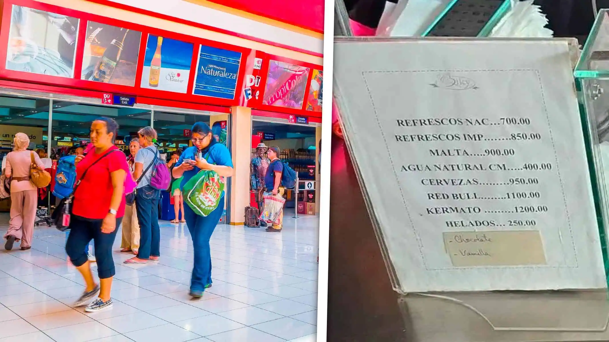 Denuncian Superinflación en el Aeropuerto de La Habana: Precios que Te Harán Pensar Dos Veces