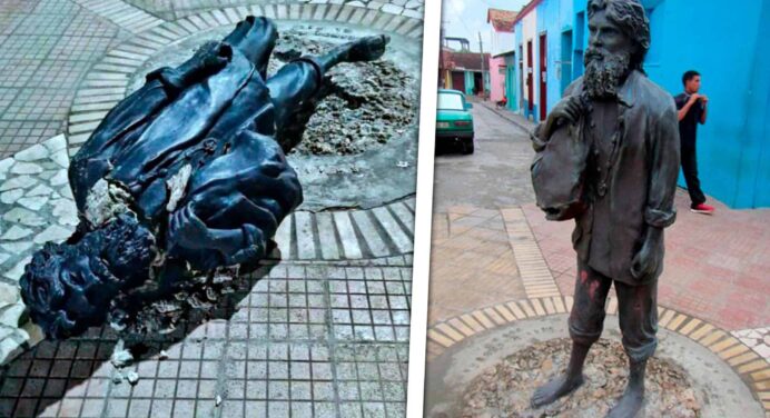 Destruyen Estatua de “El Pelú” en Baracoa: El Pueblo Exige Justicia