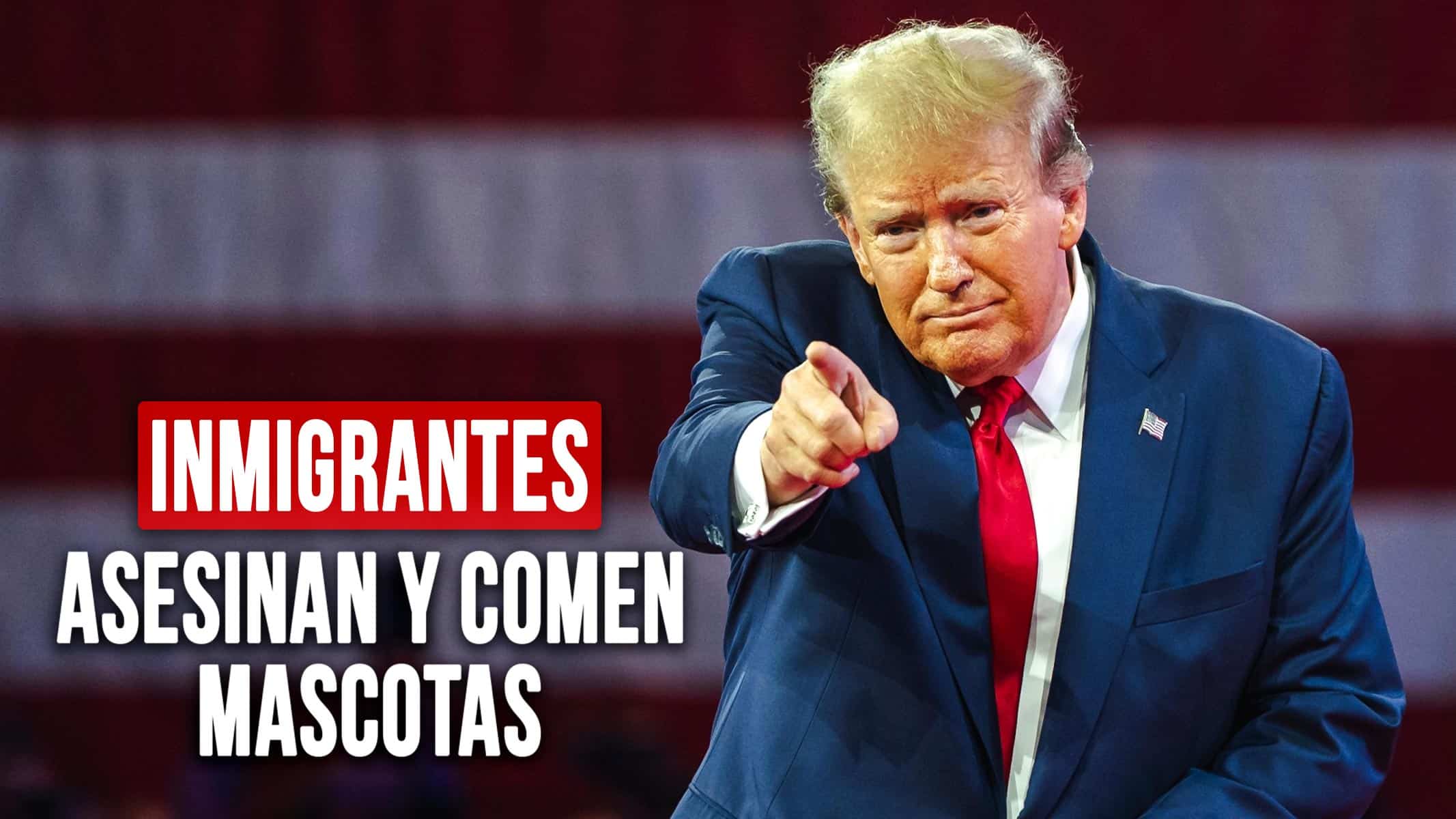 ¿Por qué Donald Trump Acusa a los Inmigrantes de Asesinar y Comer Mascotas?