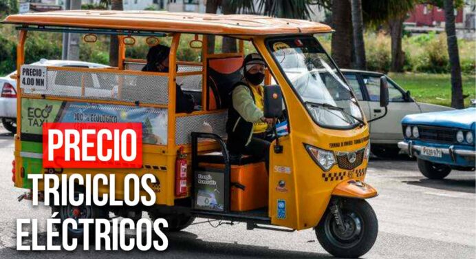 Elevan Precio del Pasaje en Triciclos Eléctricos en La Habana: Esta Será la Nueva Tarifa