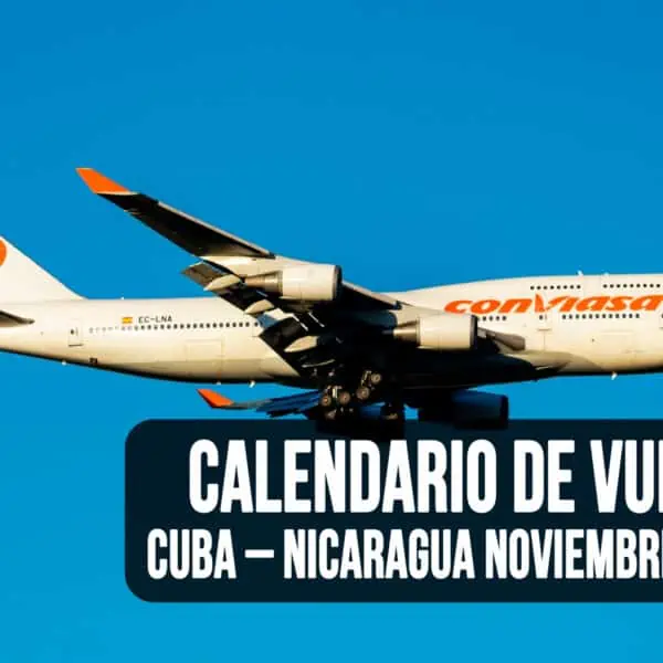 Este es el Calendario de Vuelos Cuba – Nicaragua Noviembre 2023