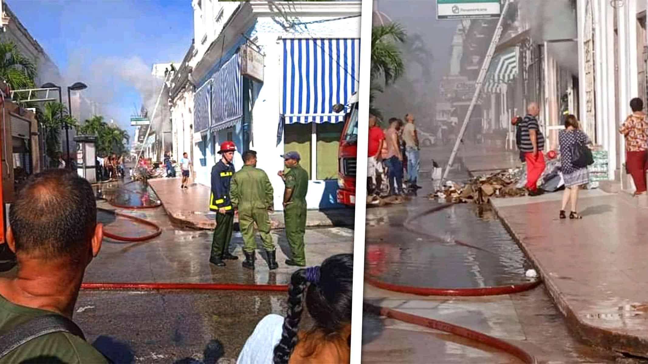 ¡Última Hora! Extinguen Incendio en CIMEX de Cienfuegos