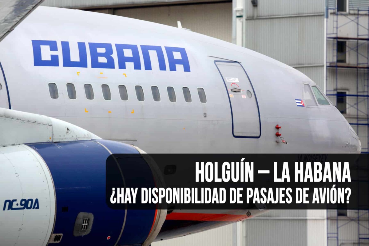 ¿Hay Disponibilidad de Pasajes de Avión Holguín – La Habana? Esto Dice Cubana