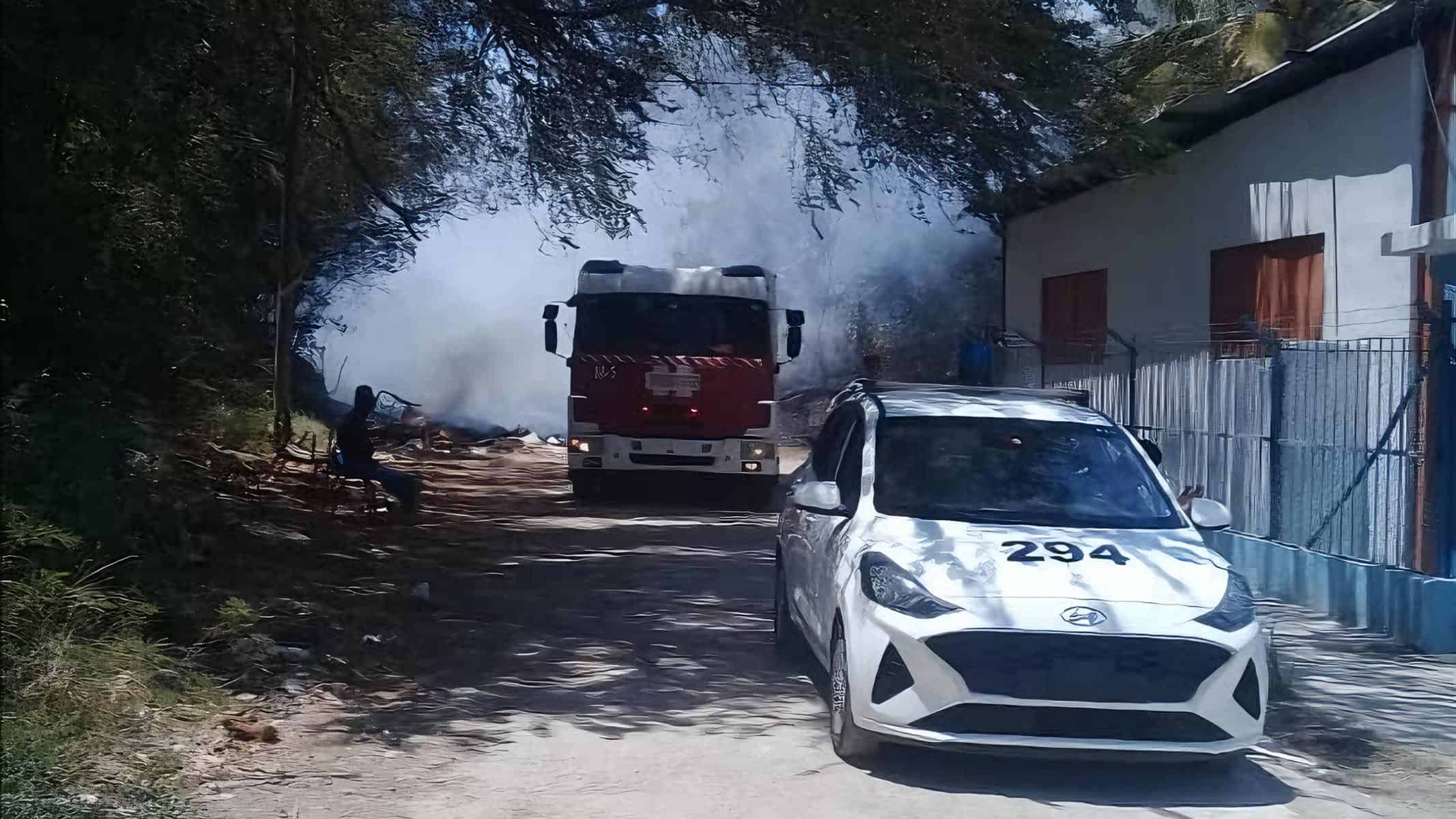 Incendio en Basurero del Barrio Habanero de Nuevo Vedado