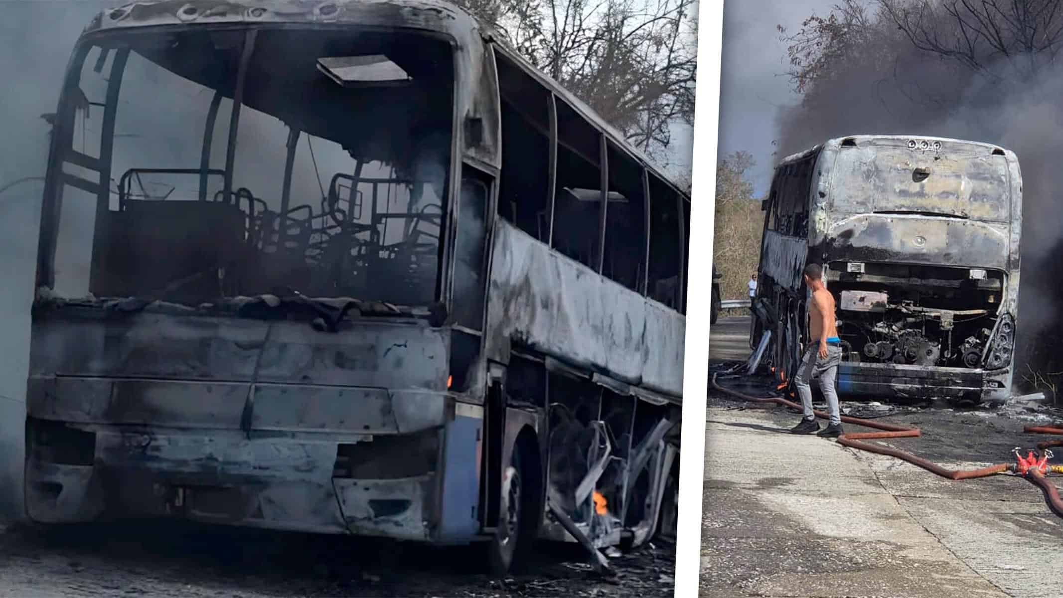 Incendio en Ómnibus de Transtur en Topes de Collantes: Turistas Checos Afectados en Pleno Viaje