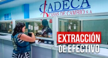 Información de CADECA Sobre Extracción de Efectivo en Moneda Nacional