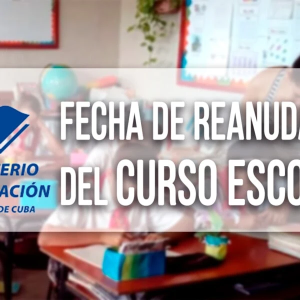 Informan Nueva Fecha de Reanudación del Curso Escolar 2024 en Cuba