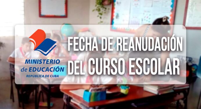 Informan Nueva Fecha de Reanudación del Curso Escolar 2024 en Cuba