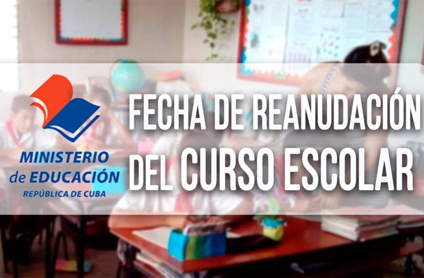 Informan Nueva Fecha de Reanudación del Curso Escolar 2024 en Cuba