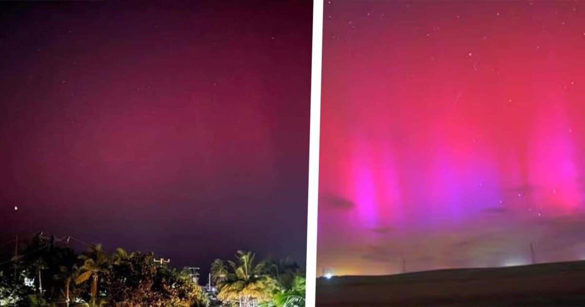 ¡Insólito! Las Mejores Imágenes de la Aurora Boreal Vista en Cuba y que ha Cautivado a América