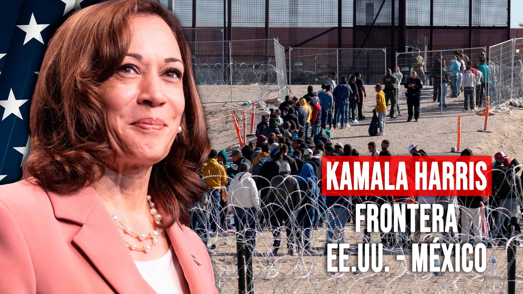 La Contraofensiva a Trump: Kamala Harris Visita la Frontera EEUU - México para Hablar de Migración