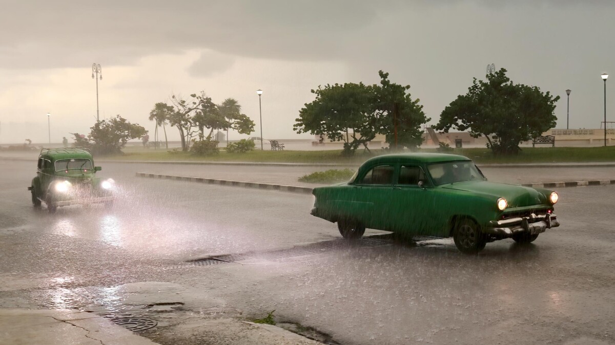 Lluvias y Chubascos en Cuba: Pronóstico del Tiempo Para Este Viernes