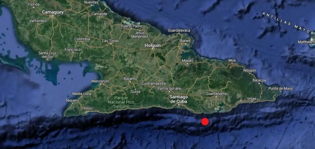 Temblor de Tierra en el Oriente Cubano