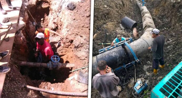 Más de 15 km de Redes de Agua Reparadas en La Habana para Combatir Crisis