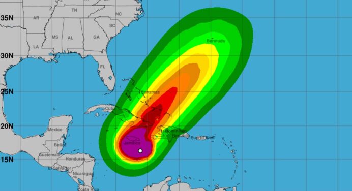 Melissa ya es un Poderoso Huracán Categoría 4