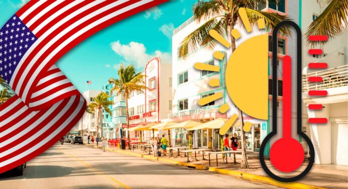 Miami Experiences Heat Wave: Heat Index May Reach 107 Degrees