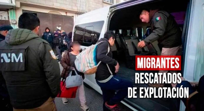 Migrantes Cubanos y Extranjeros Rescatados de Explotación en México