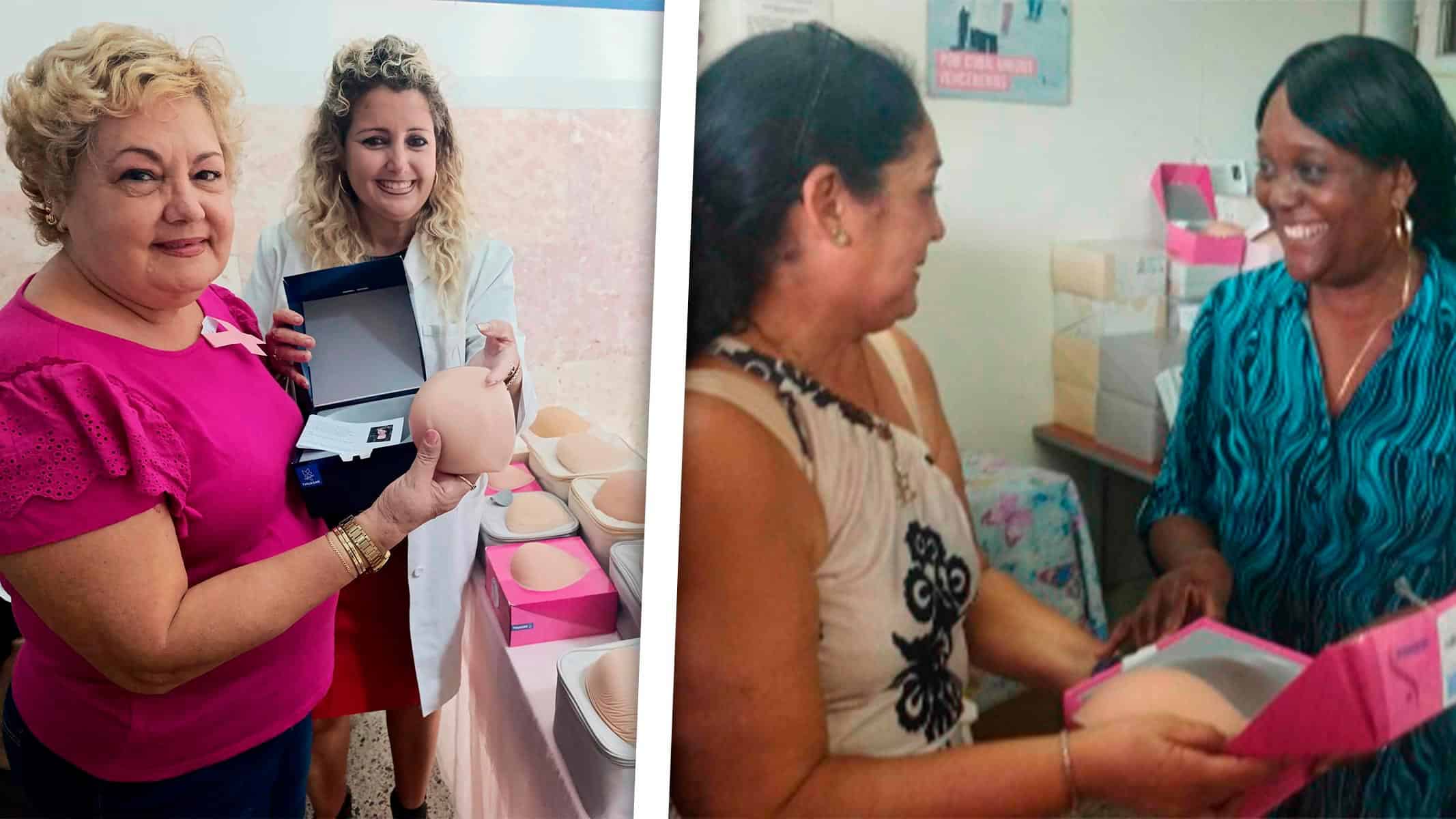 Mujeres Holandesas Donan Prótesis a Cubanas con Cáncer de Mamas: Estas Fueron las Beneficiadas