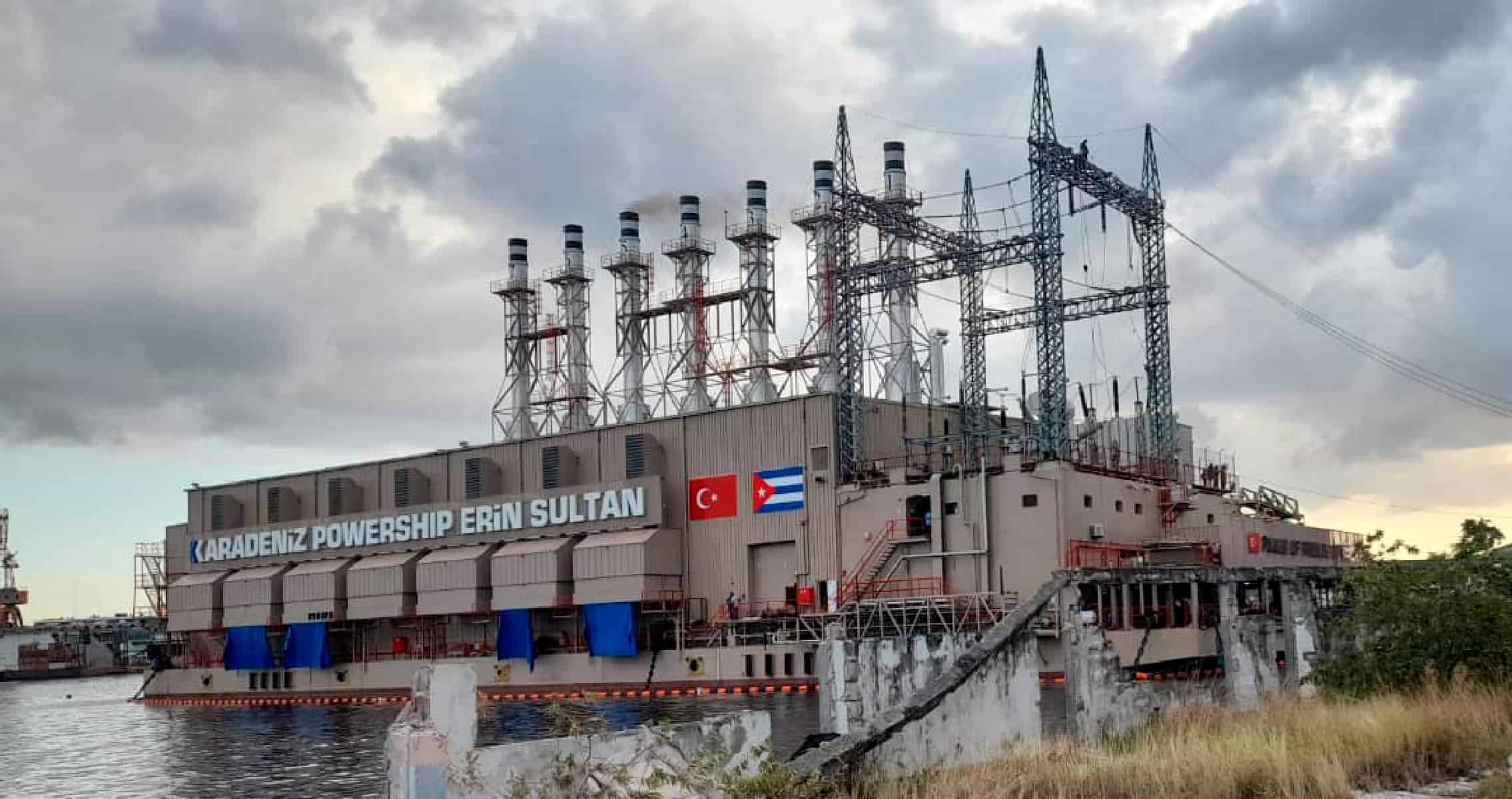Nueva Central Electrica Flotante en Cuba
