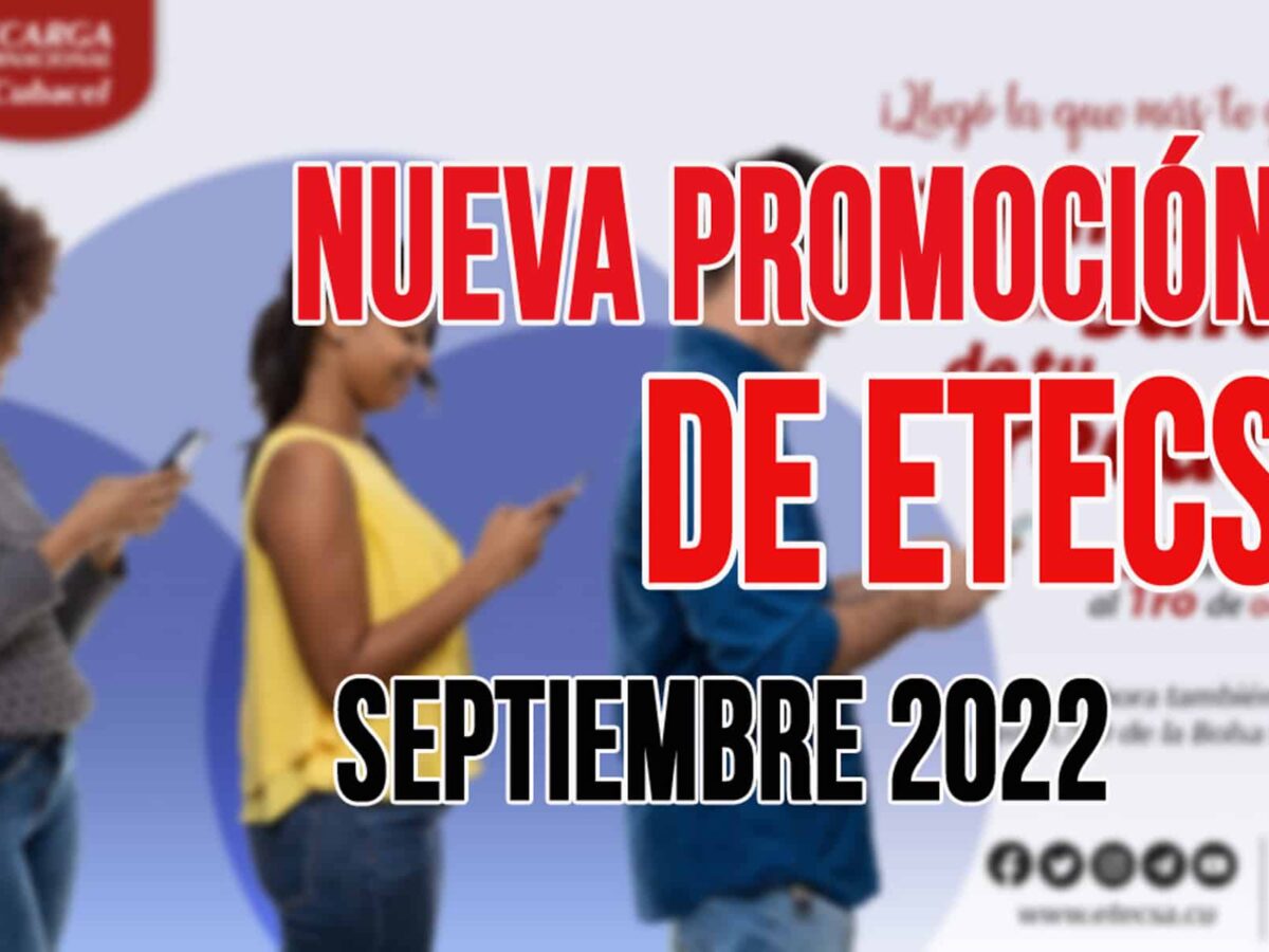 Nueva Promoción de Recarga Internacional de ETECSA para Finales de Septiembre