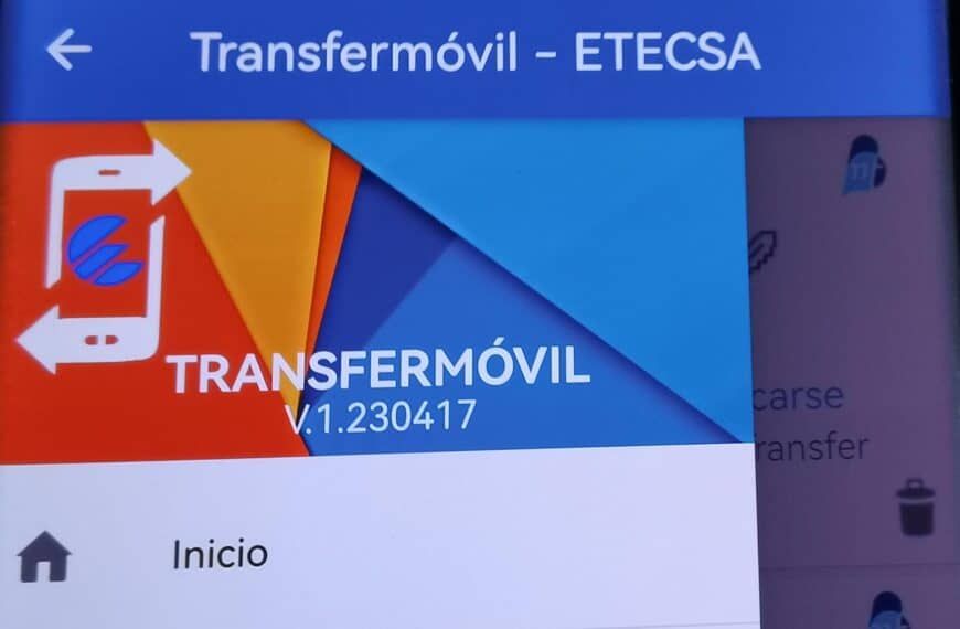 Nueva Version de Transfermovil V1.230417